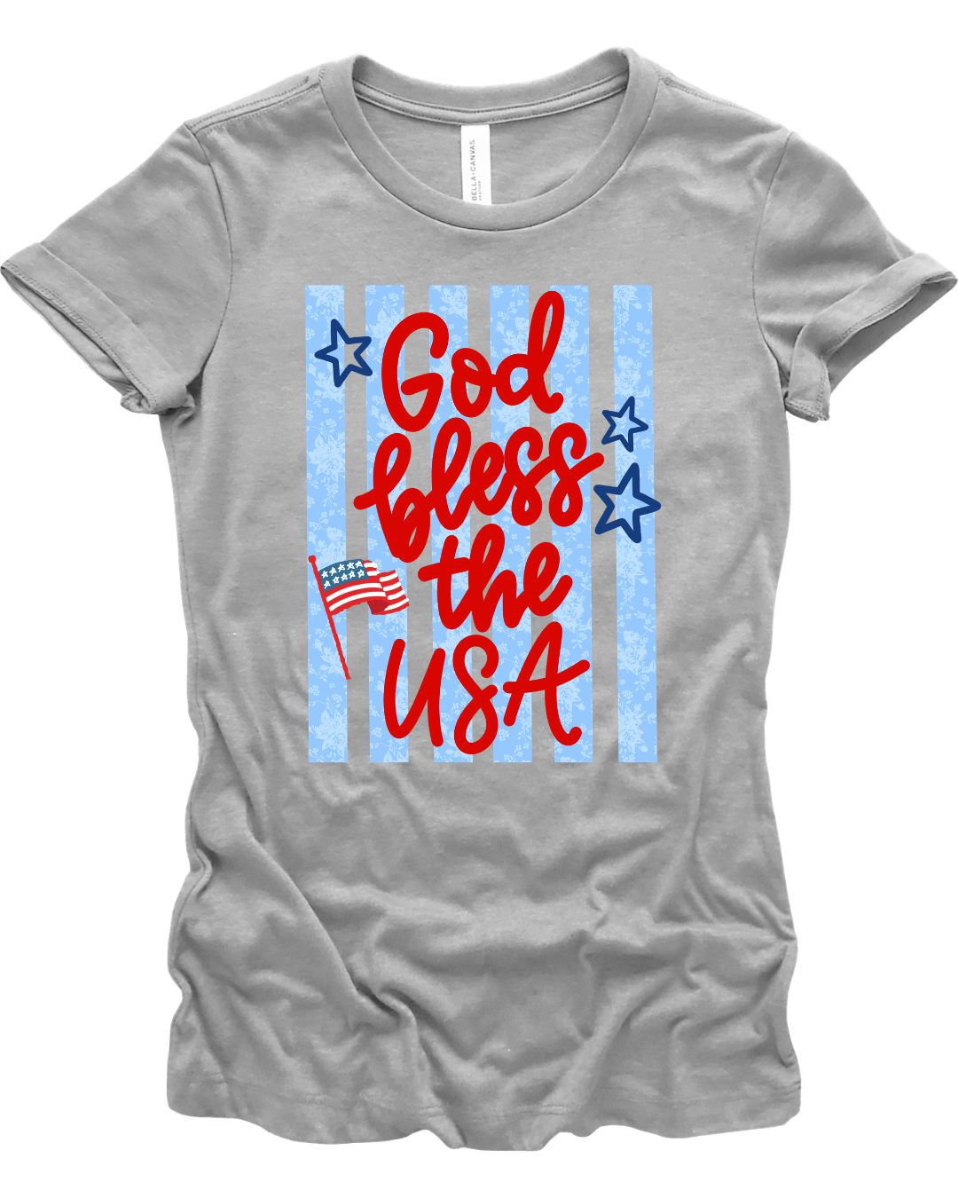 Blue God Bless USA