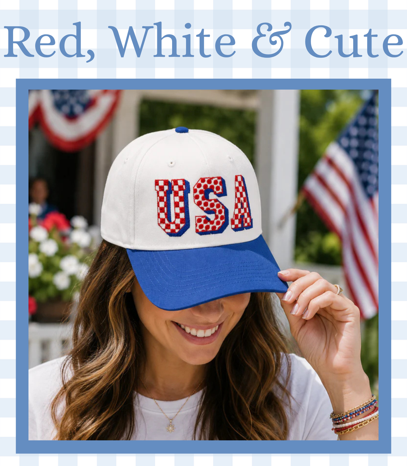 Red, White, & Cute Hats