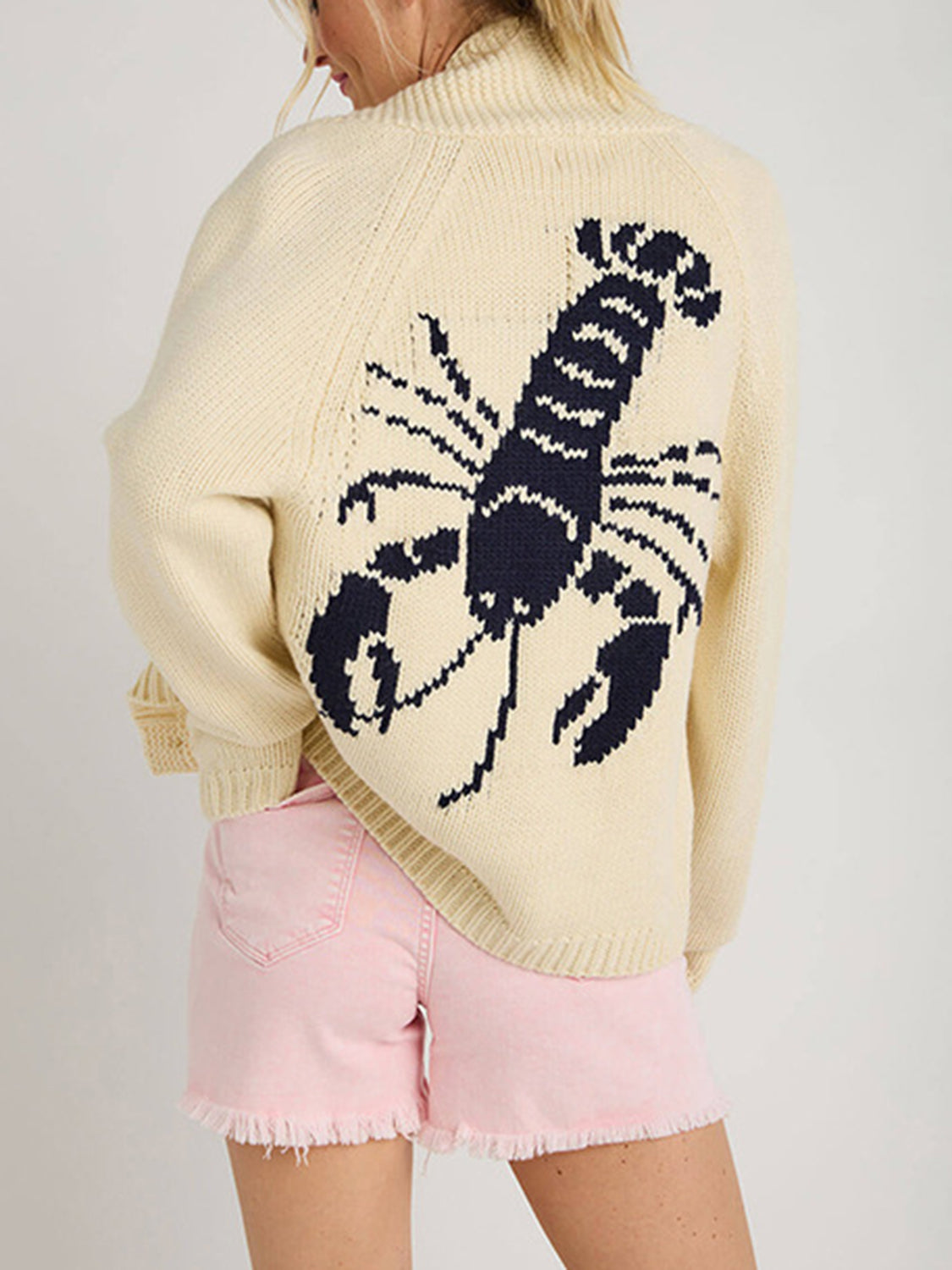 Lobster Button Up Cardigan