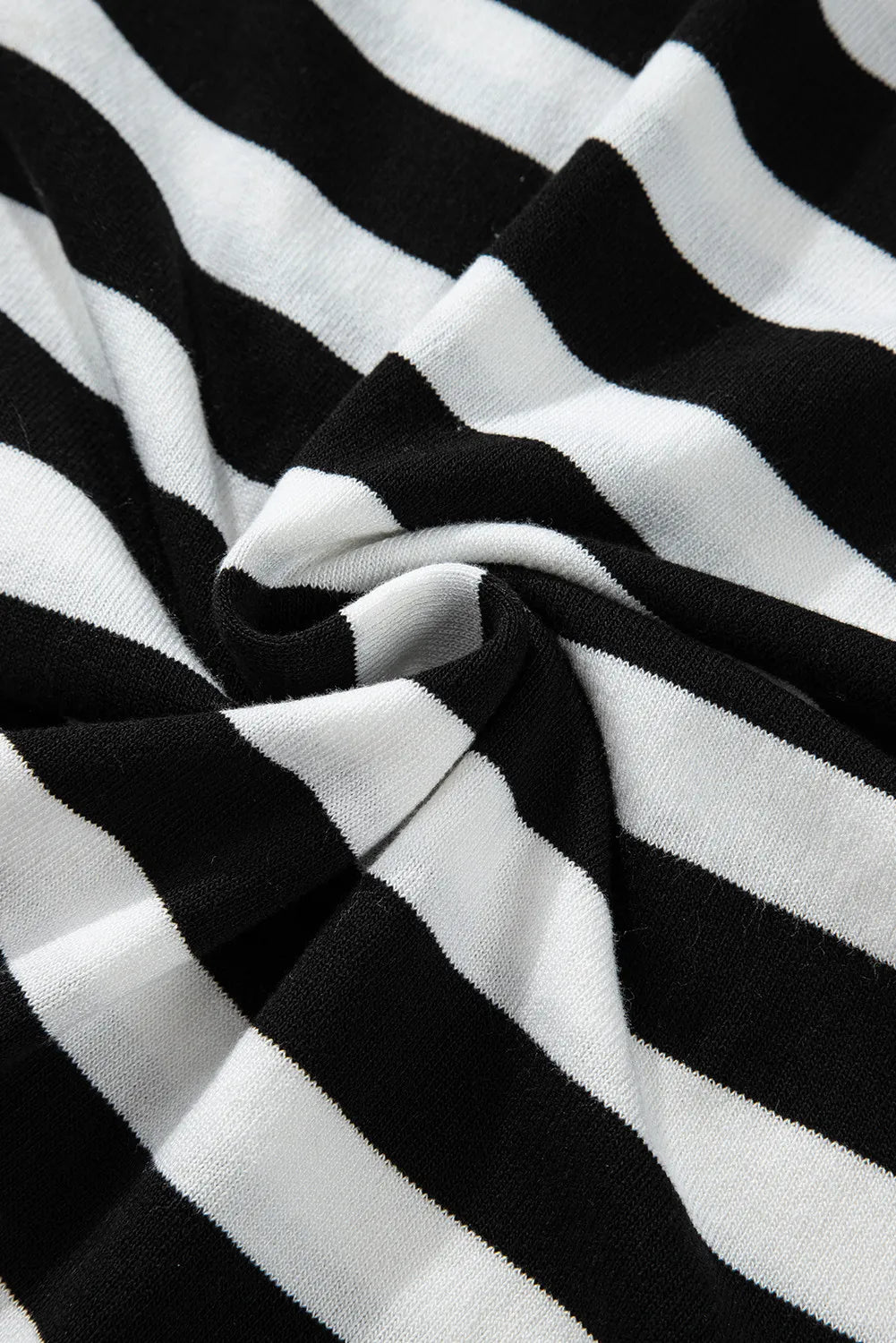 Black and White Striped Sweater