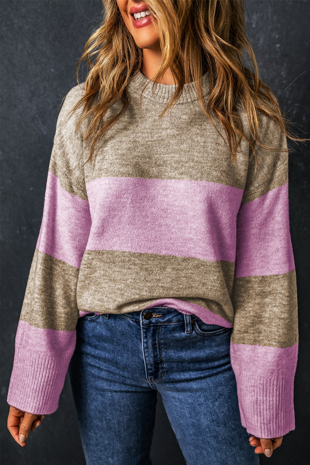 Wide Stripe Sweater