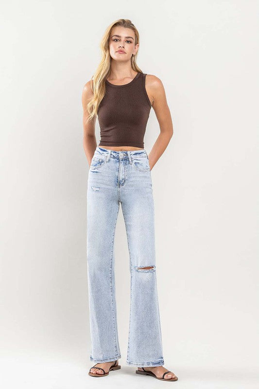 Daisy 90's Vintage Super High-Rise Flare Jeans