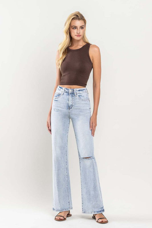 Daisy 90's Vintage Super High-Rise Flare Jeans