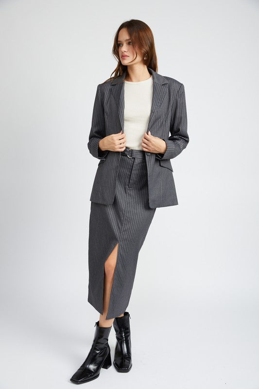 Alice Pinstriped Blazer