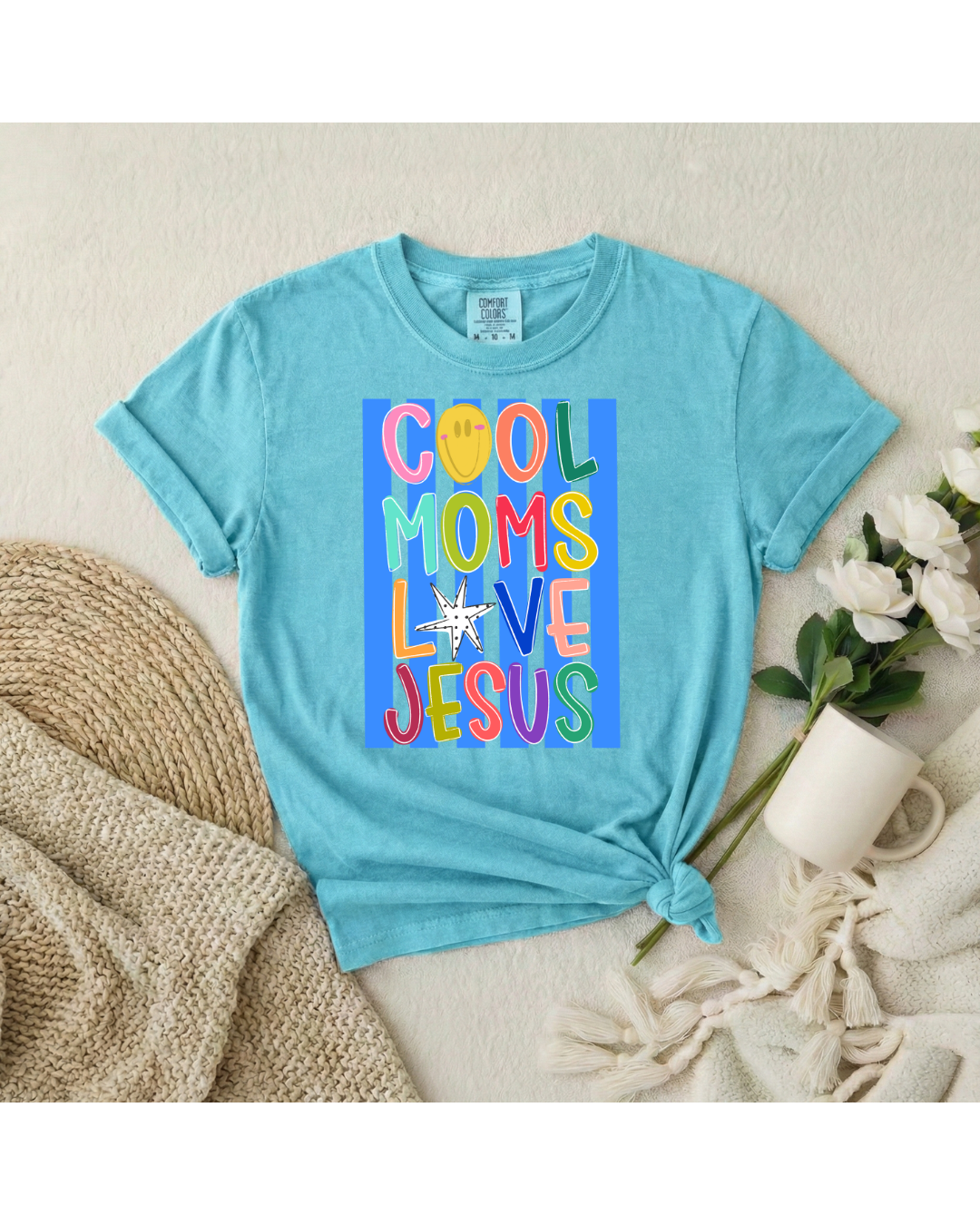 Star Cool Moms Love Jesus