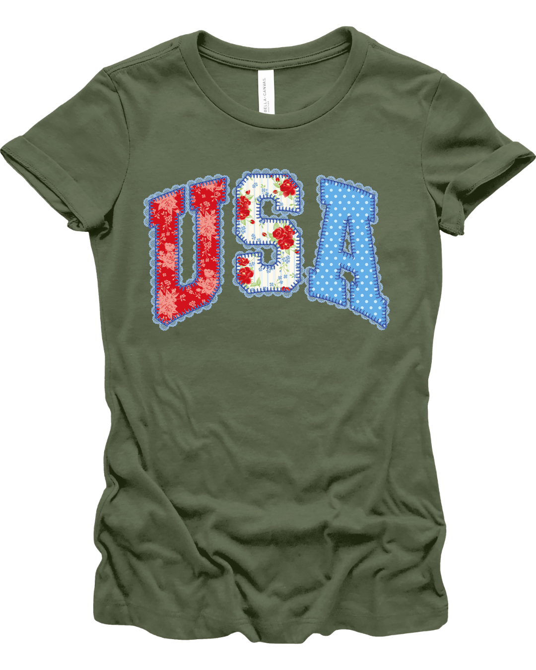 USA Faux Applique
