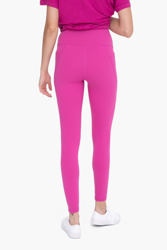 Tapered Band Essential Solid Highwaist Leggings