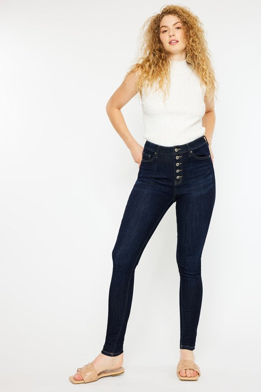 Danica Curvy Fit High Rise Super Skinny Jeans