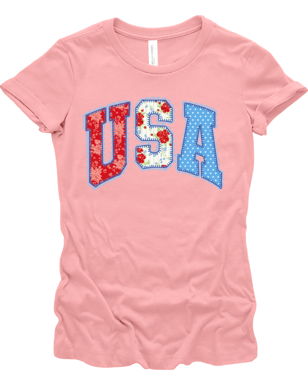 USA Faux Applique