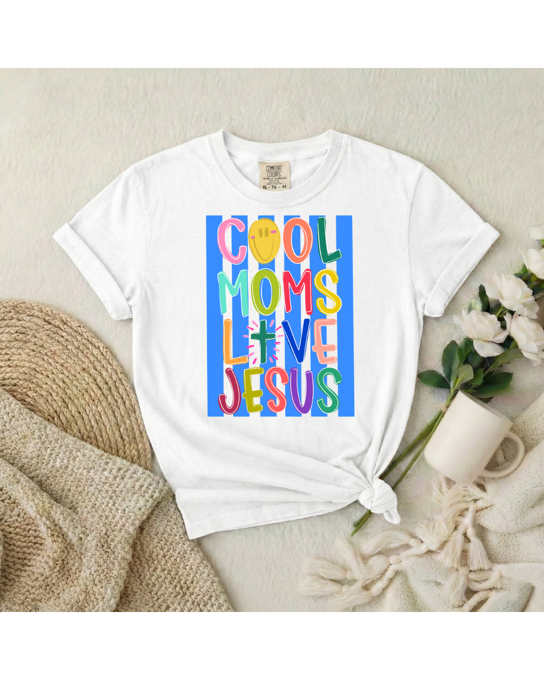 Cross Cool Moms Love Jesus