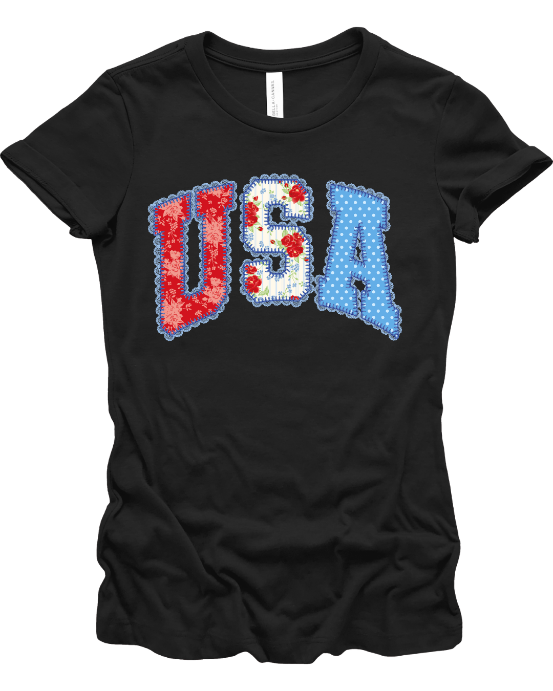 USA Faux Applique
