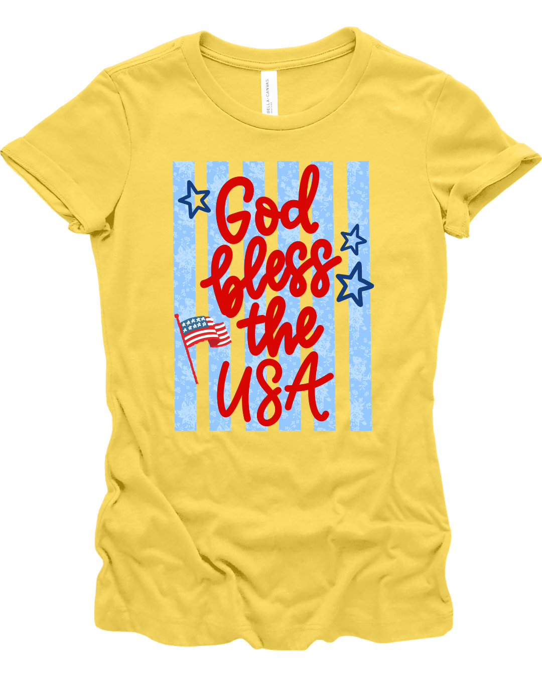 Blue God Bless USA