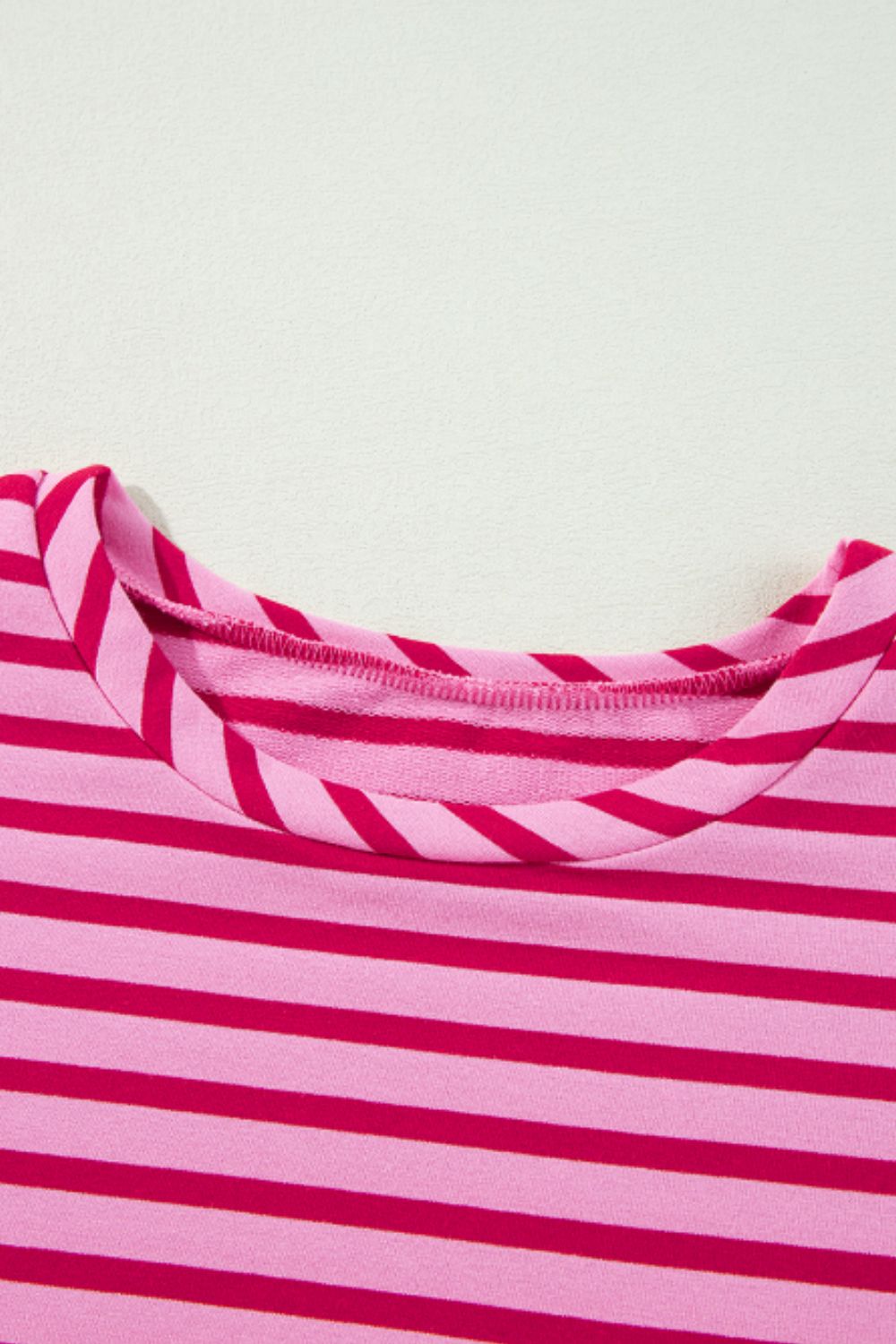 Striped Pink Sweatshirt