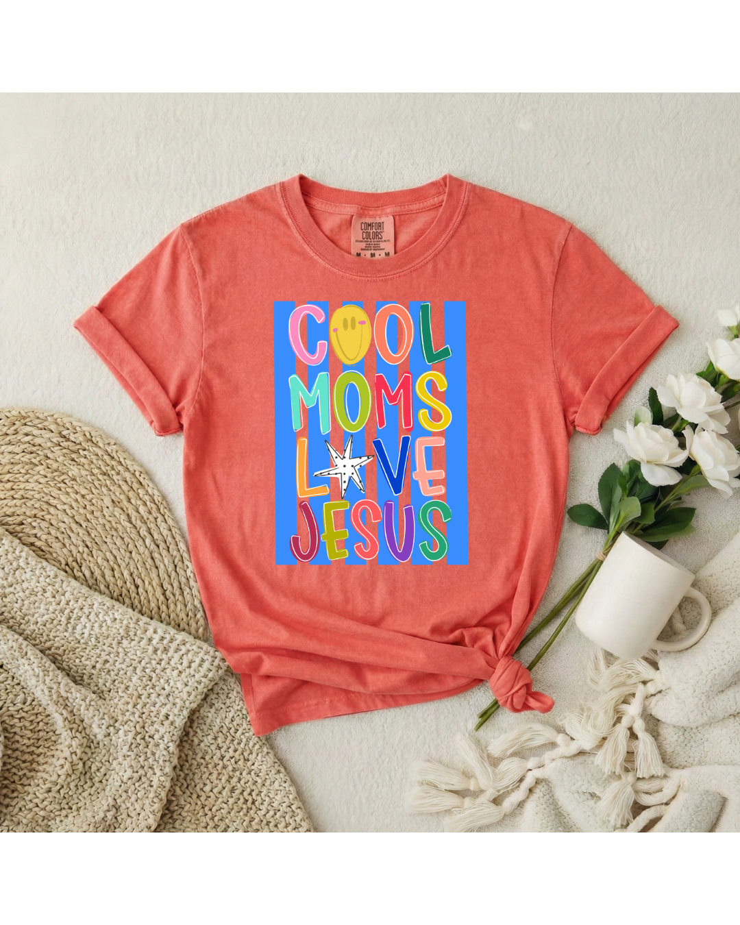 Star Cool Moms Love Jesus