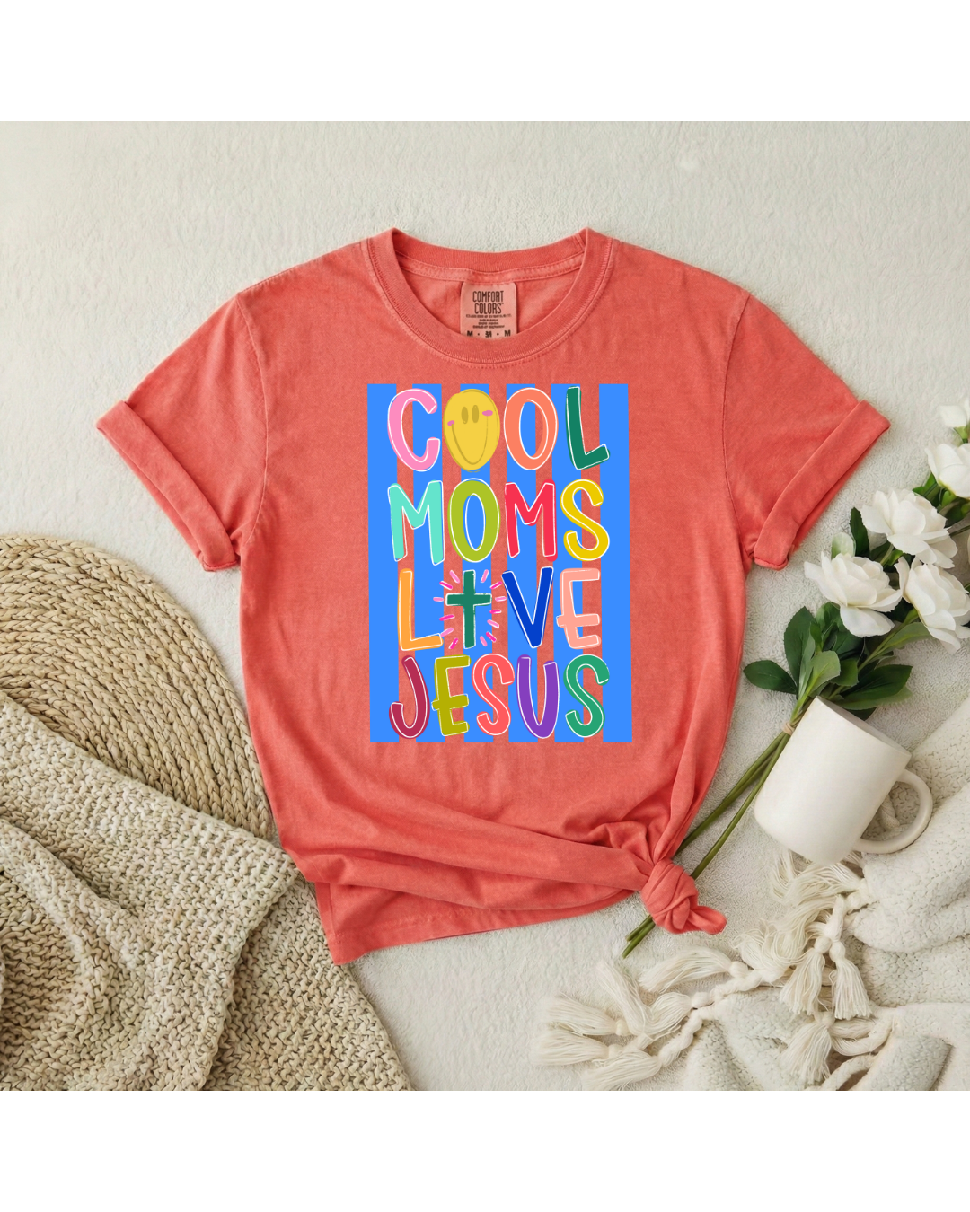 Cross Cool Moms Love Jesus
