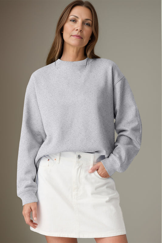 Basic Round Neck Sweatshirt