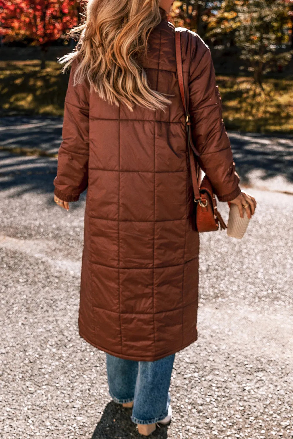 Quilted Longline Winter Coat