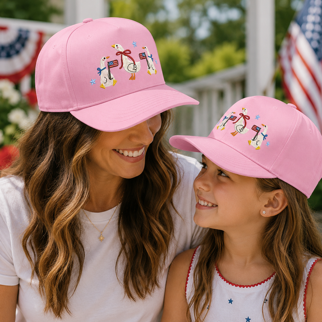 Patriotic Geese Hat