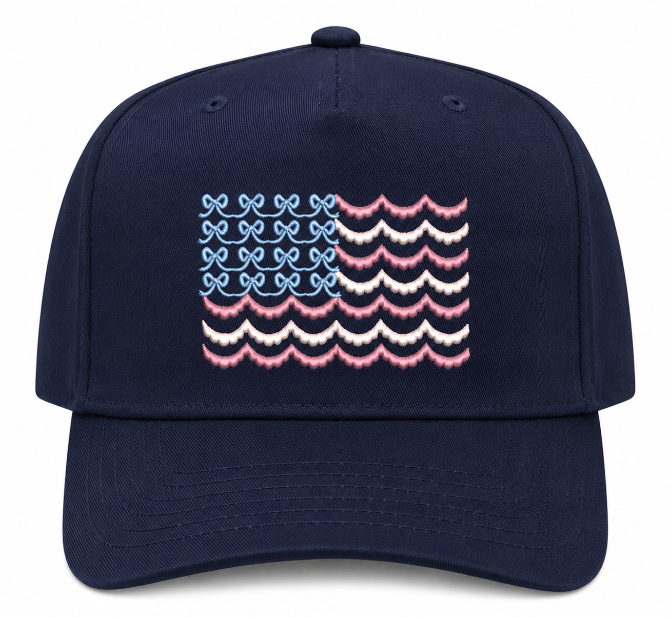 Scalloped Flag Pastels