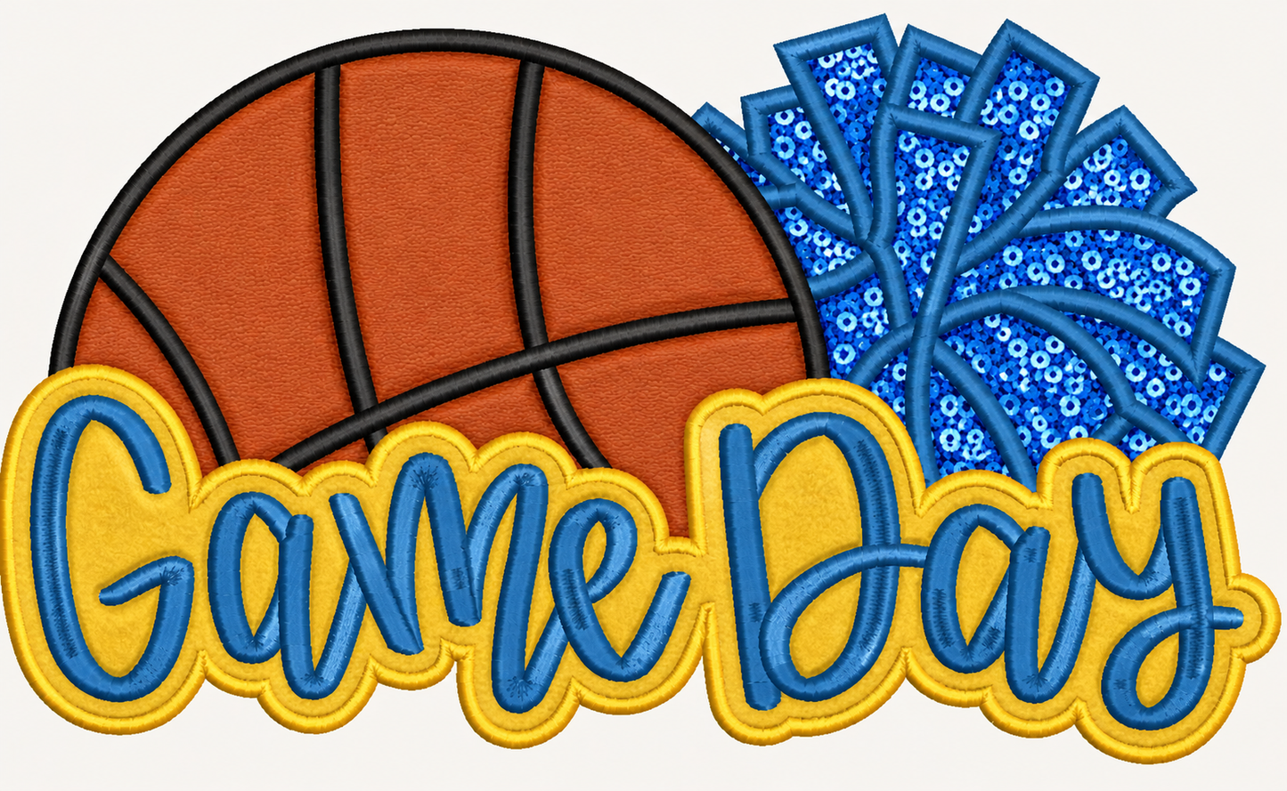 Game Day Basketball + Pompom
