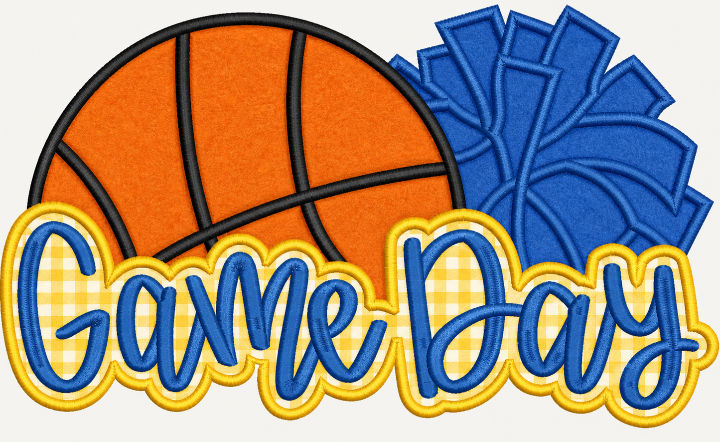 Game Day Basketball + Pompom