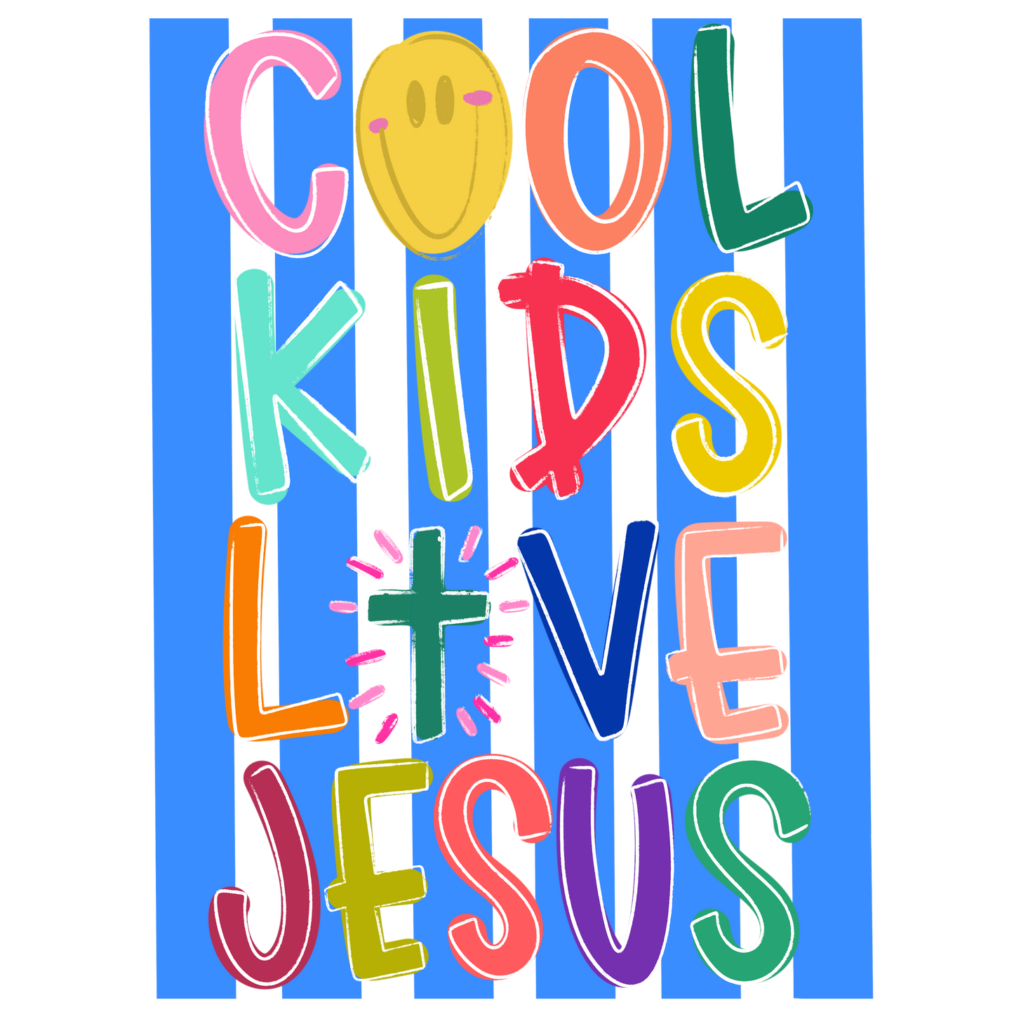 Cross Cool Kids Love Jesus