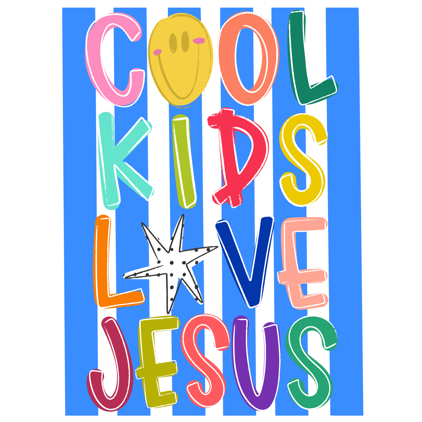 Star Cool Kids Love Jesus