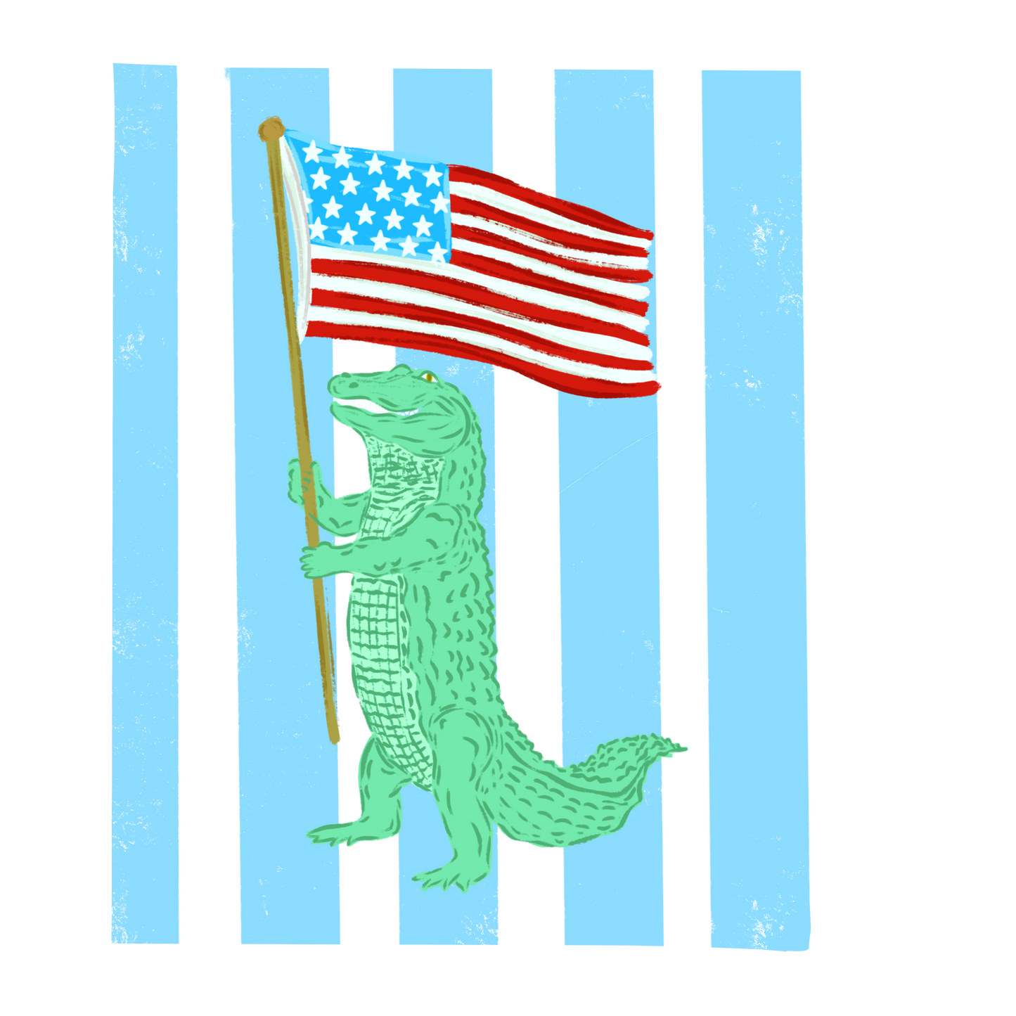 Patriotic Gator