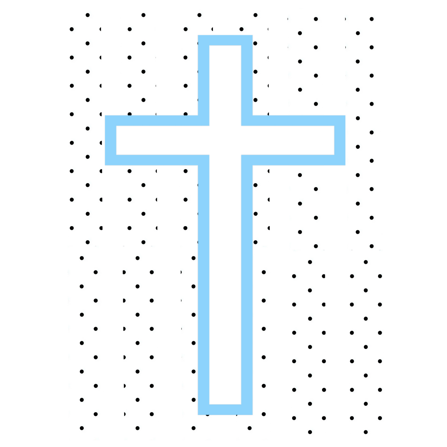 Polka Dot Cross