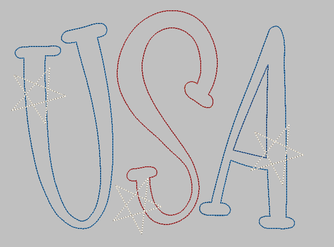 USA Applique