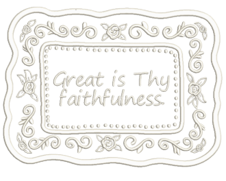 Great is Thy Faithfulness