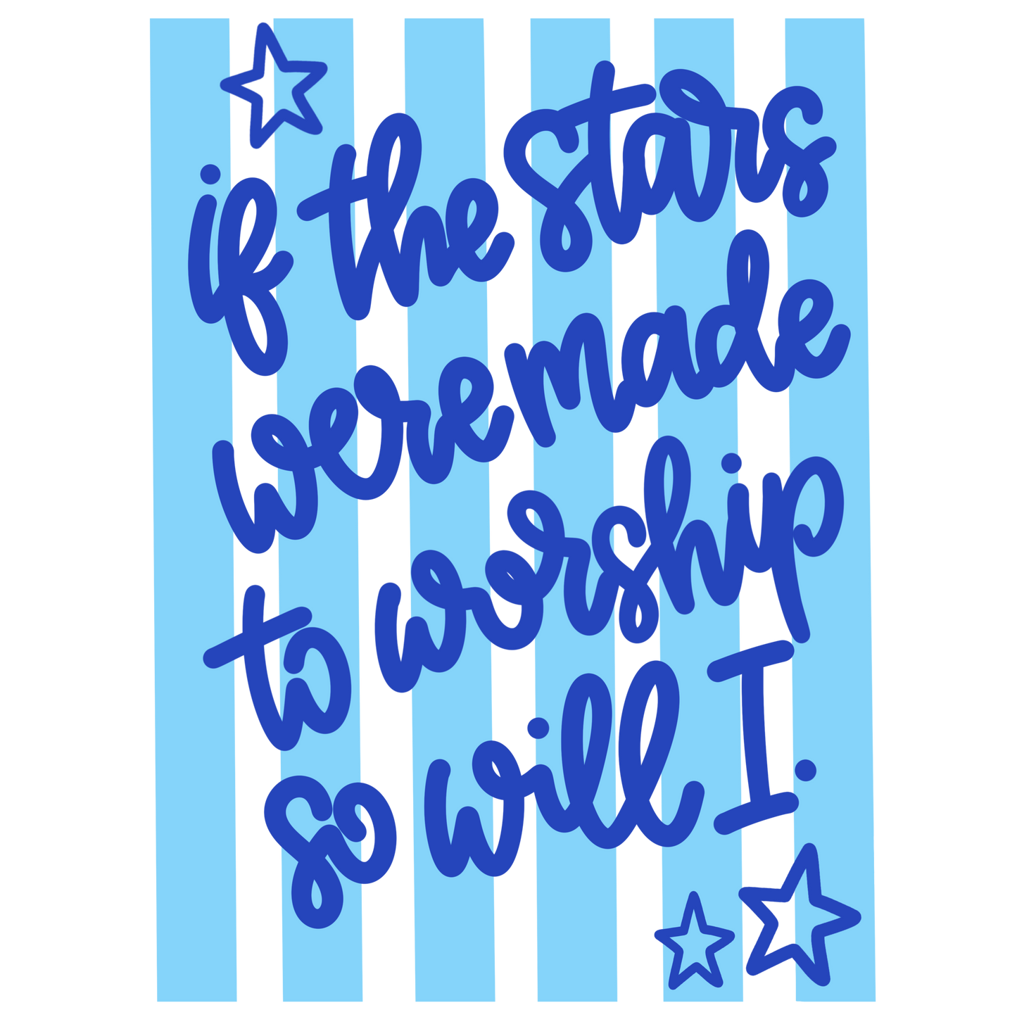 Stars Made to Worship Stripes
