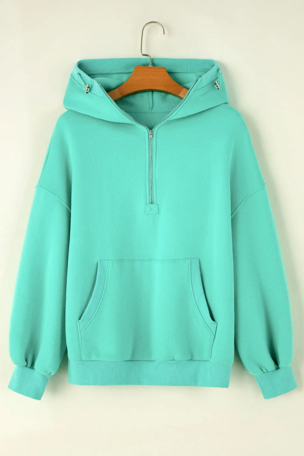 Kangaroo Pocket Half Zip Hoodie