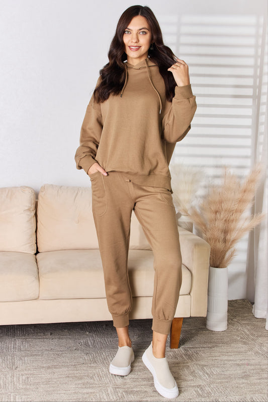 Mocha High Rise Relaxed Joggers