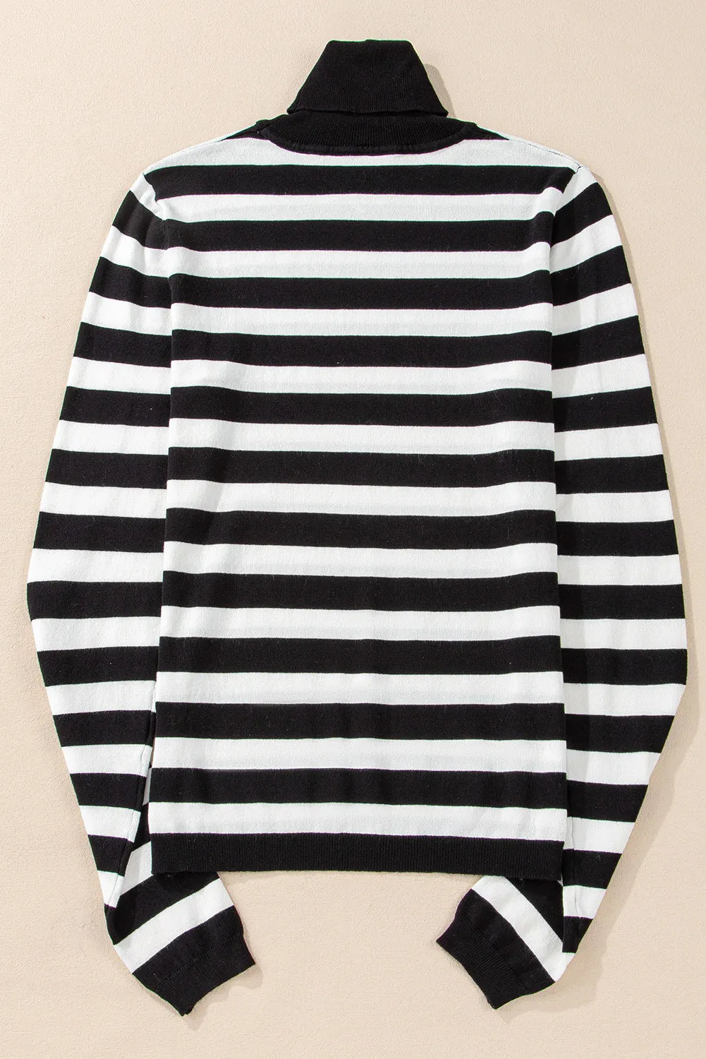 Black and White Striped Sweater