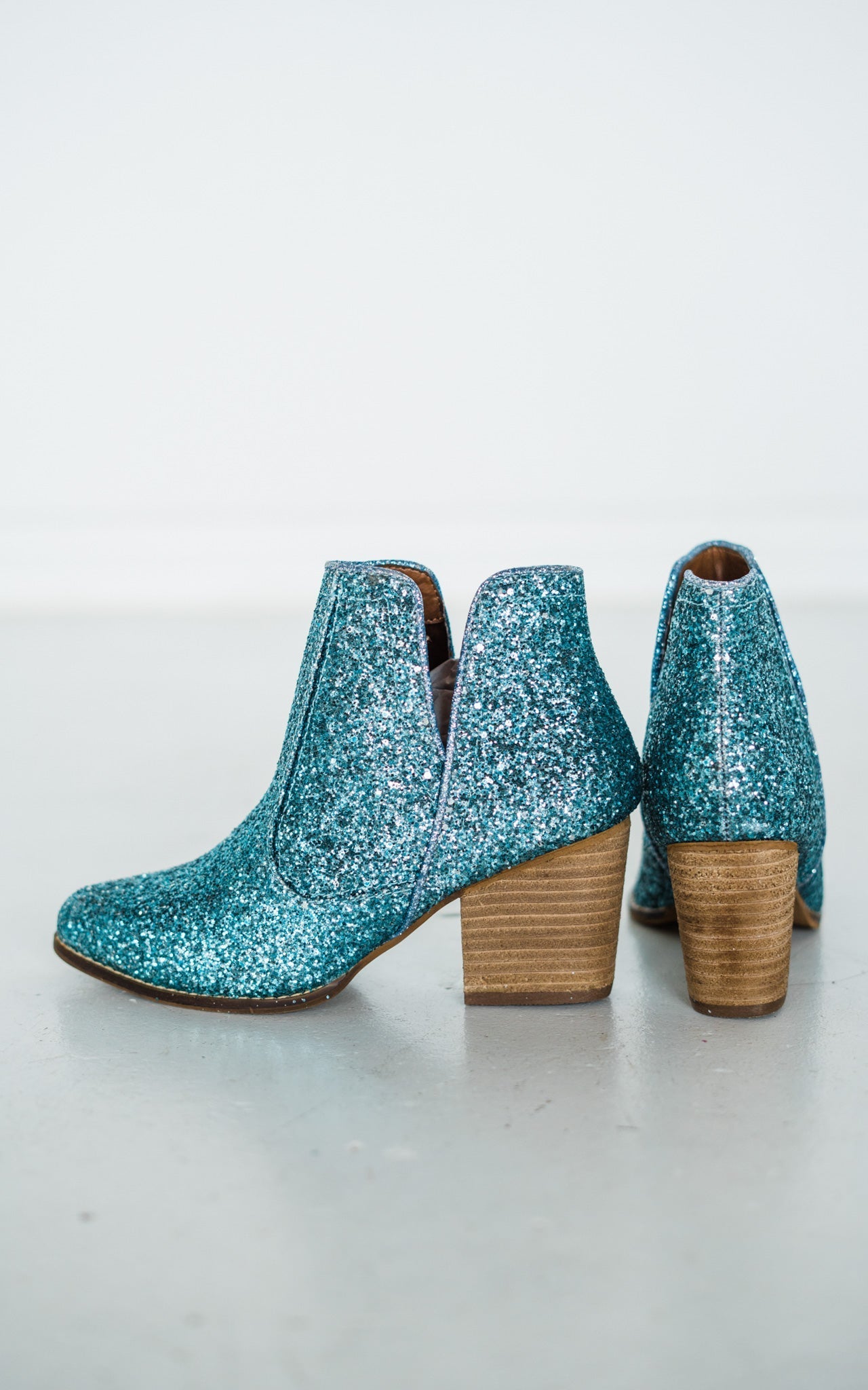 Fiera Booties in Blue - Rural Haze