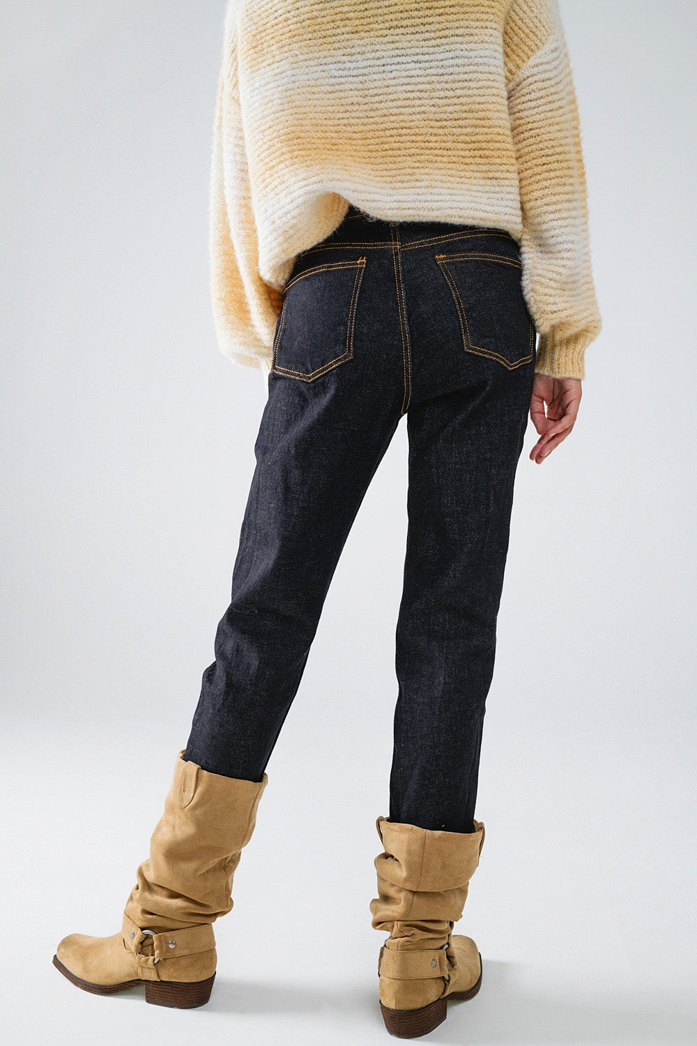 Skinny Jeans with Contrast Stitching