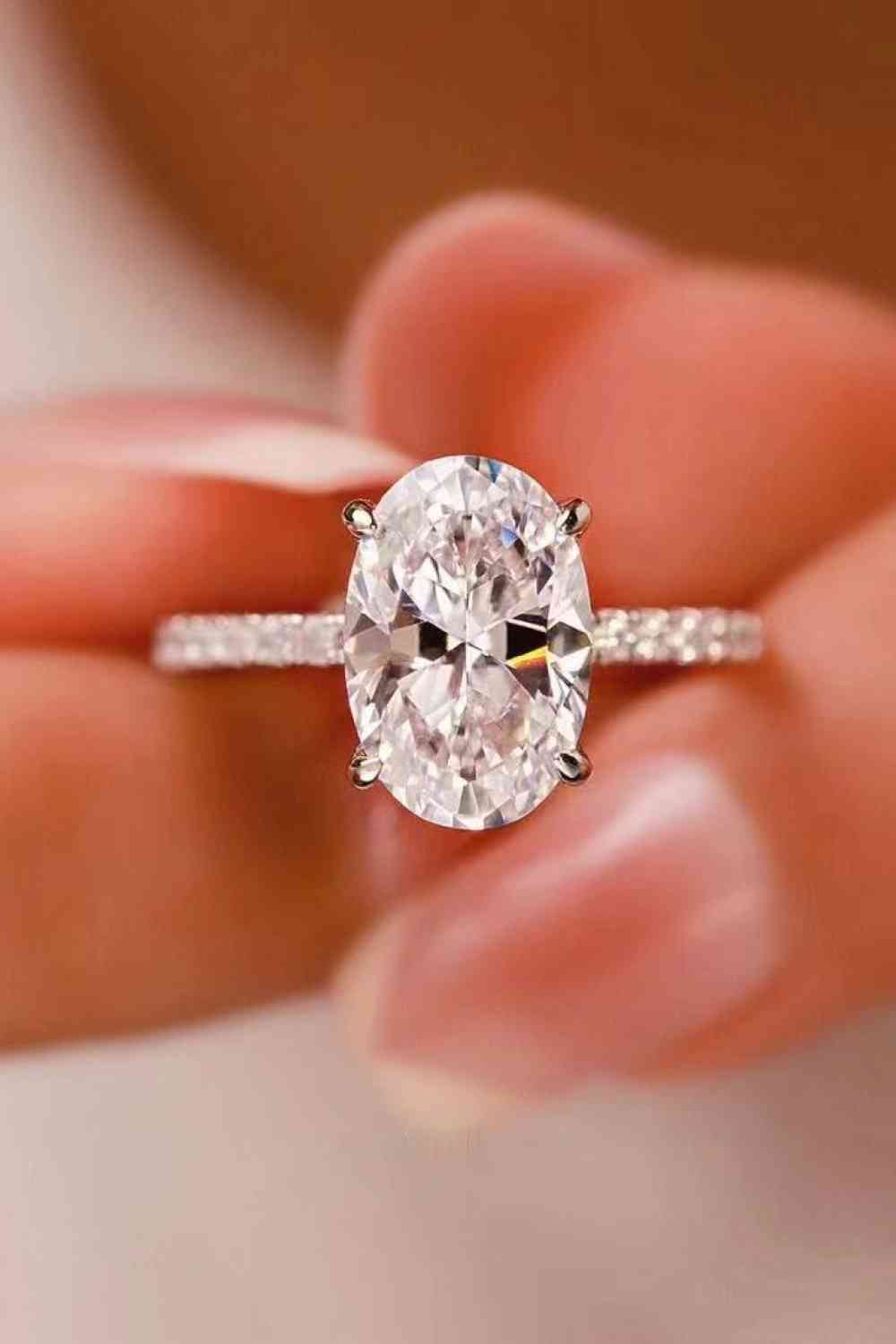 Radiant Bloom 2 Carat Moissanite Ring