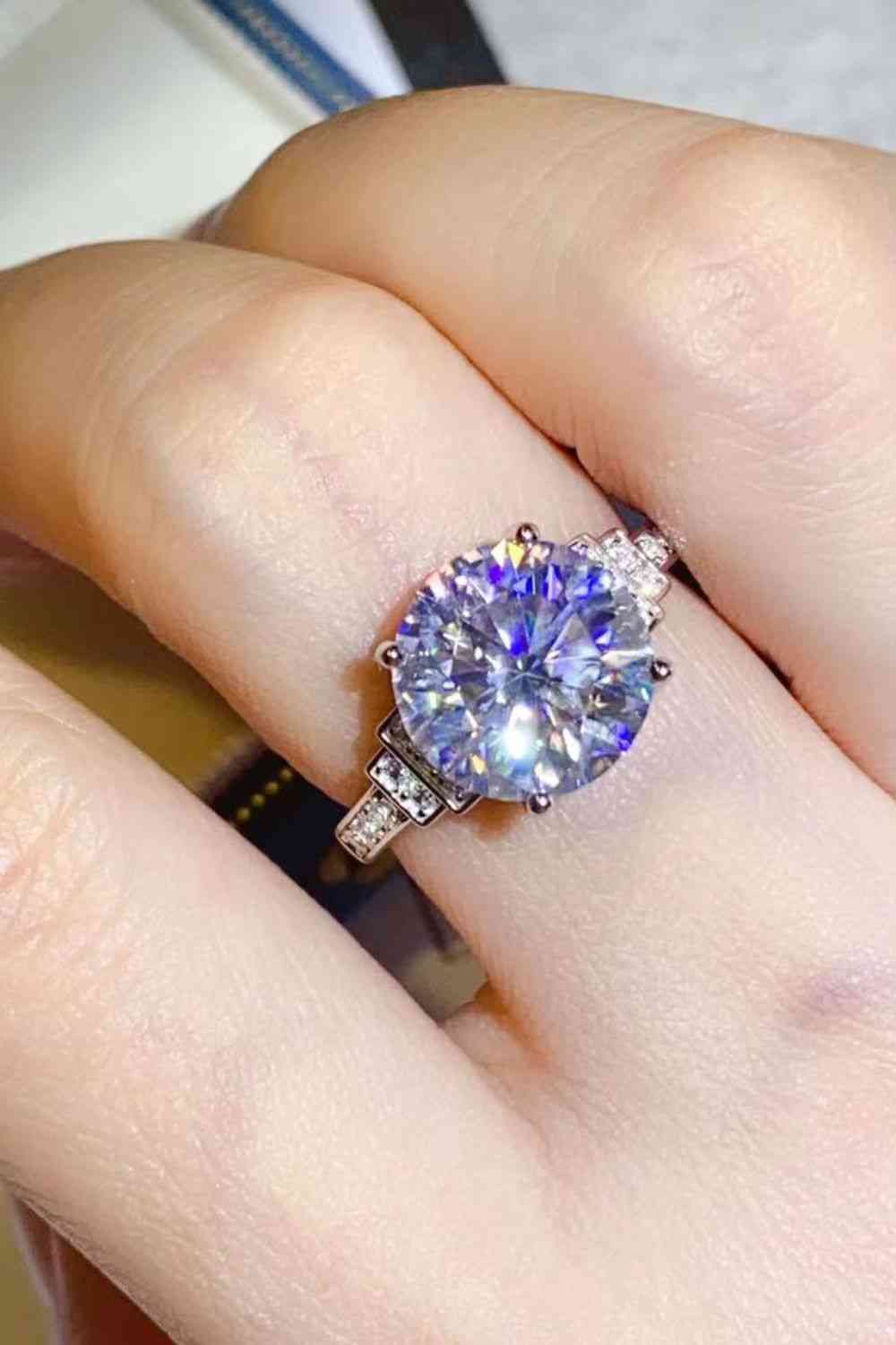 Moonlit Mirage 5 Carat Moissanite Ring