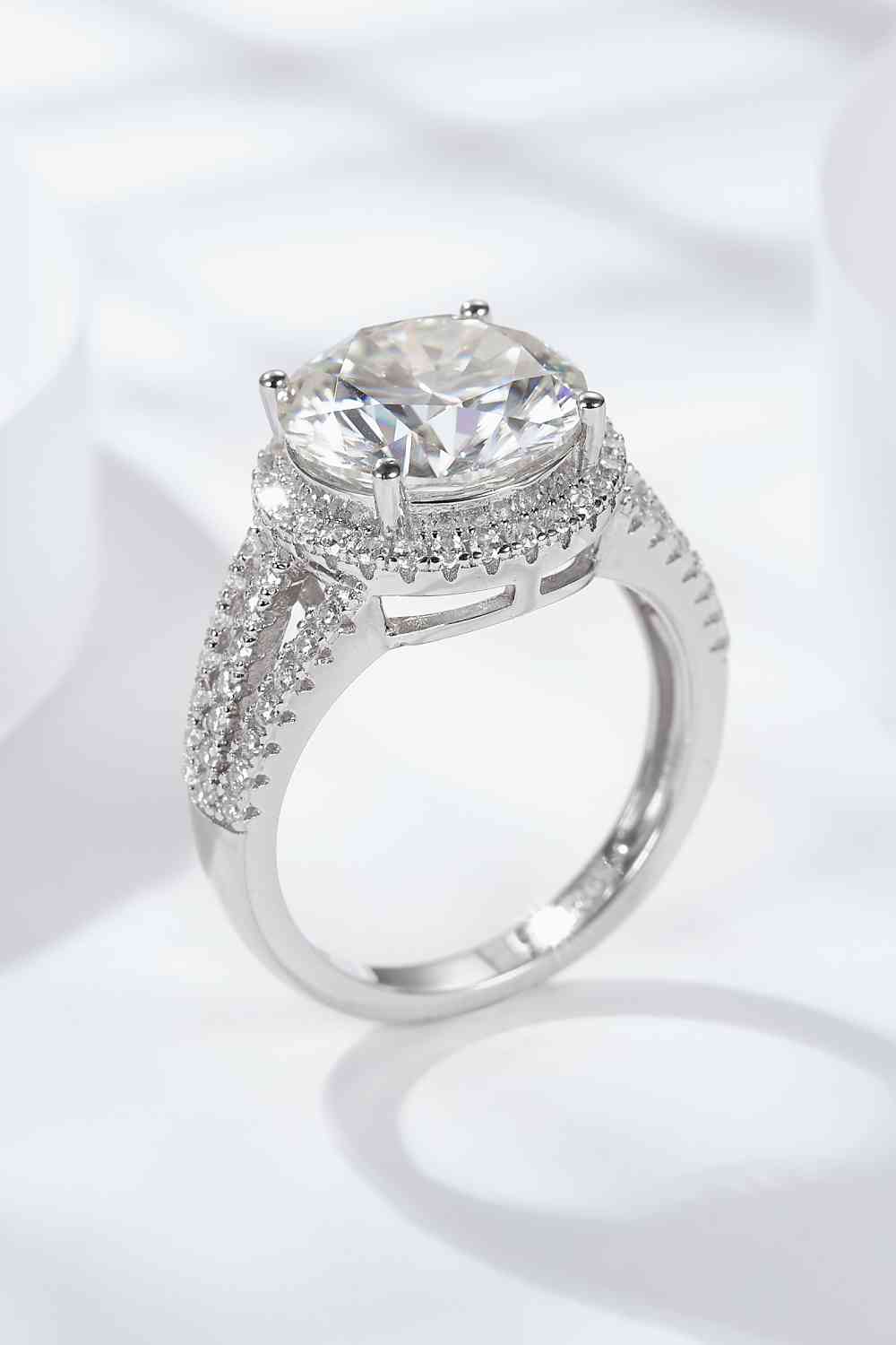 Whispering Winds 5 Carat Moissanite Ring