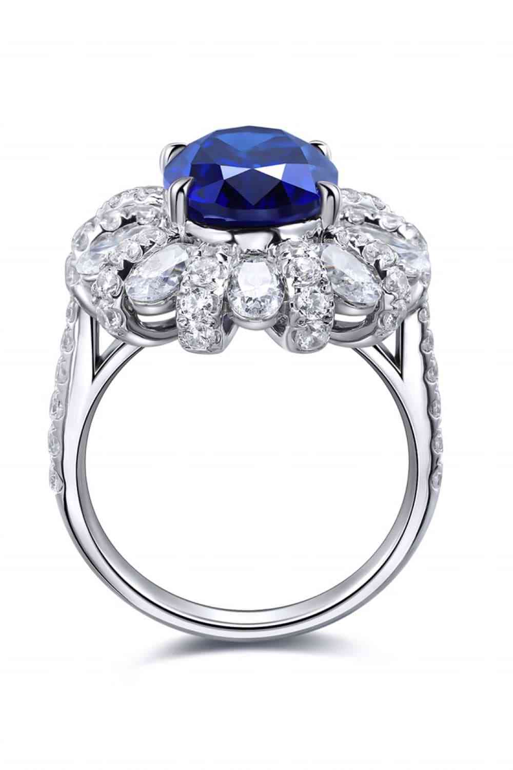 Gemstone Grace 5 Carat Lab-Grown Sapphire Ring