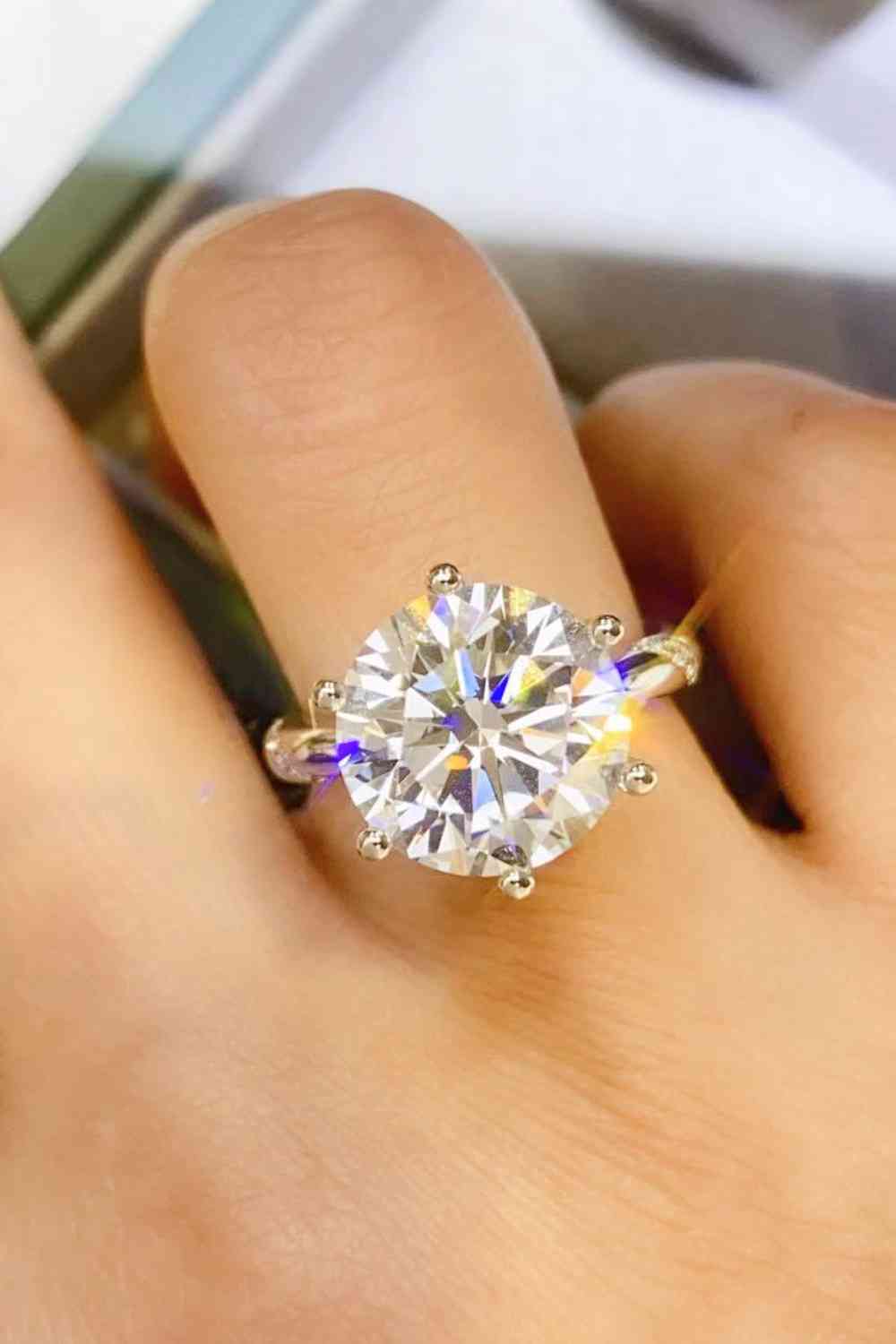 Celestial Harmony 5 Carat Moissanite Ring