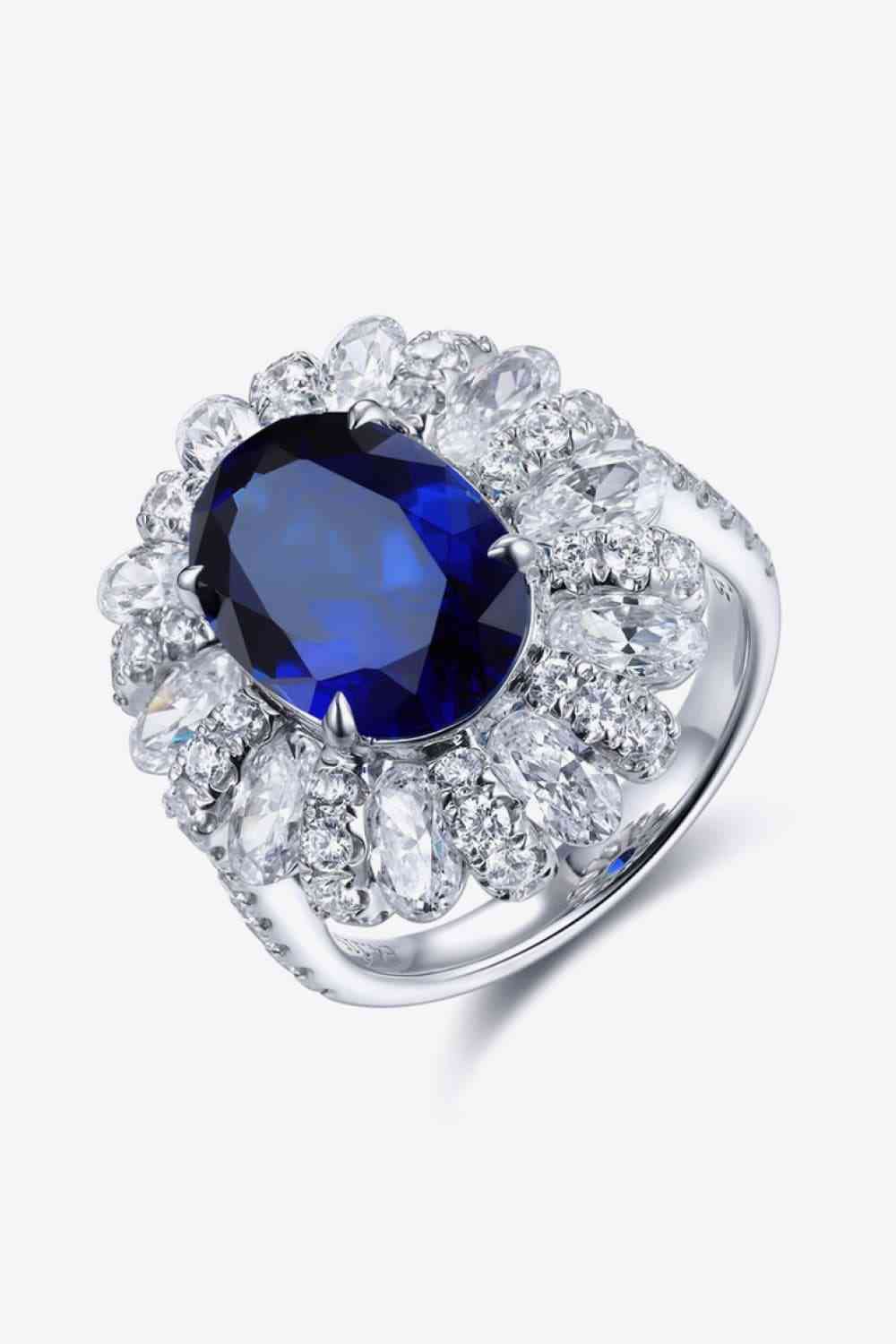 Gemstone Grace 5 Carat Lab-Grown Sapphire Ring