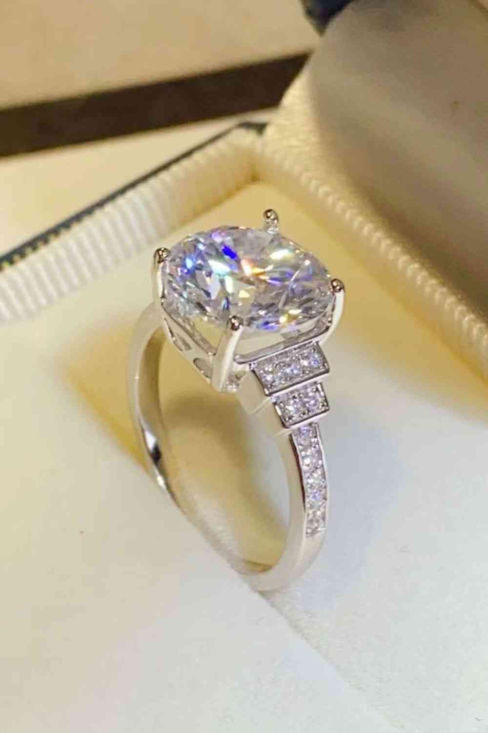 Moonlit Mirage 5 Carat Moissanite Ring