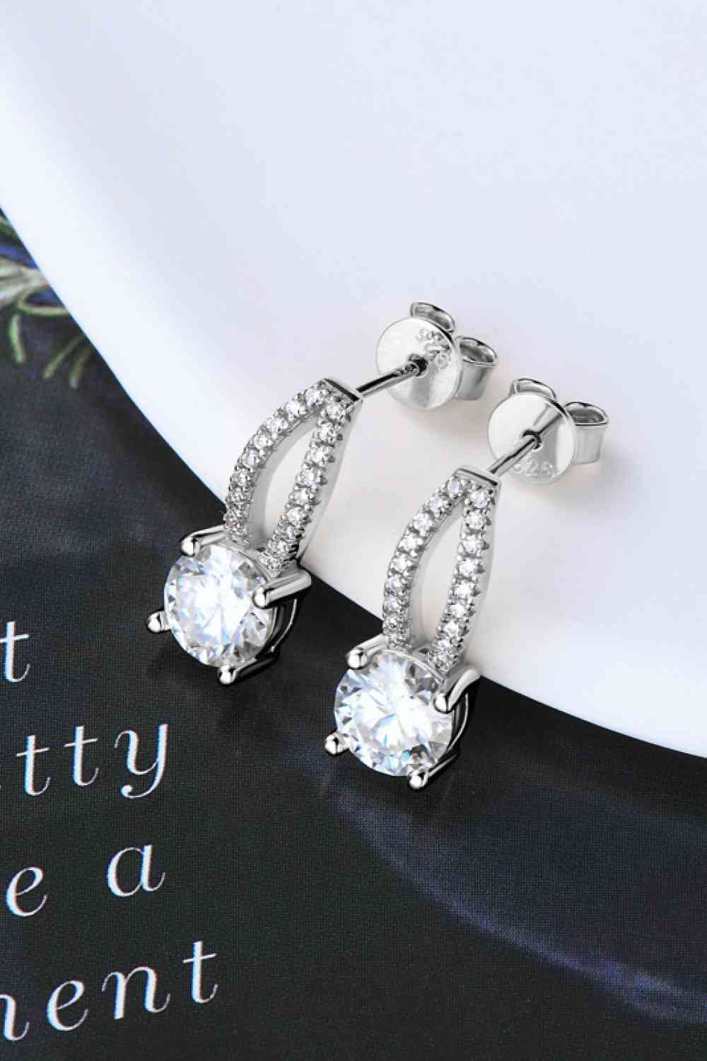 Dazzling Moissanite Earrings