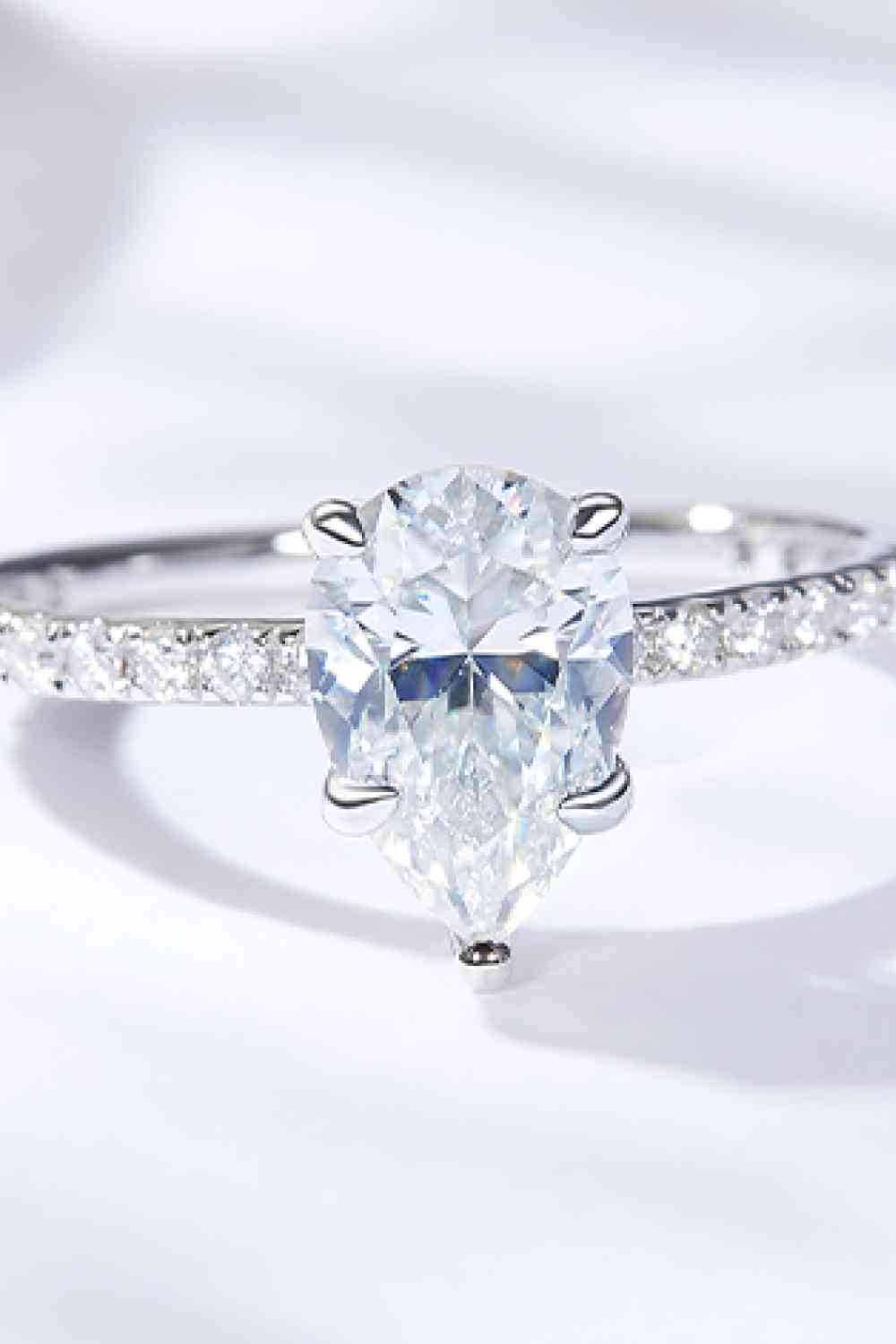 Glittering Grace 1.8 Carat Moissanite Ring