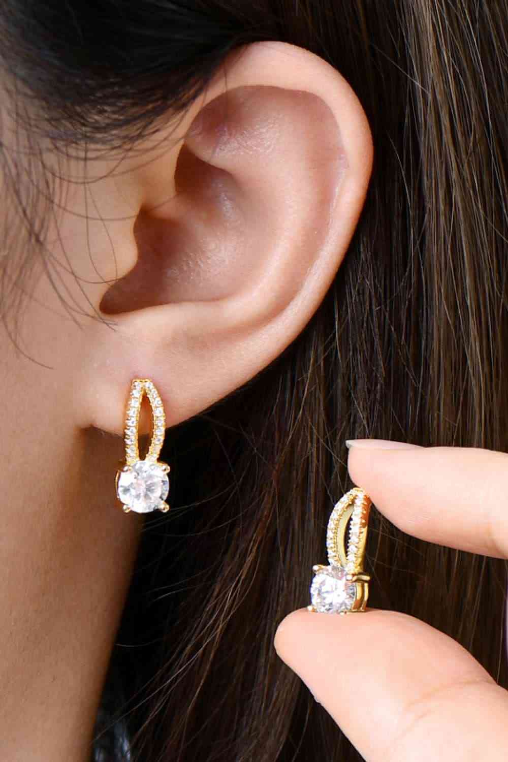 Dazzling Moissanite Earrings