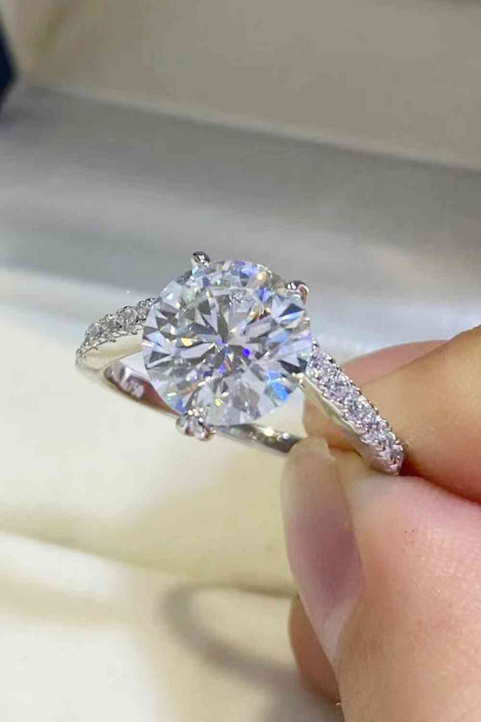 Dazzle Dance 3 Carat Moissanite Ring