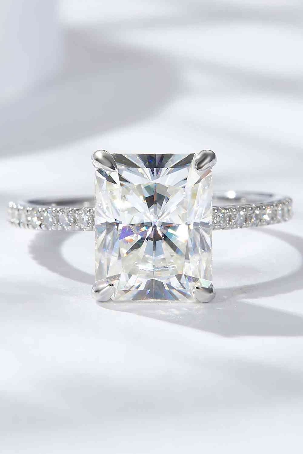 Pure Radiance 4 Carat Moissanite Ring