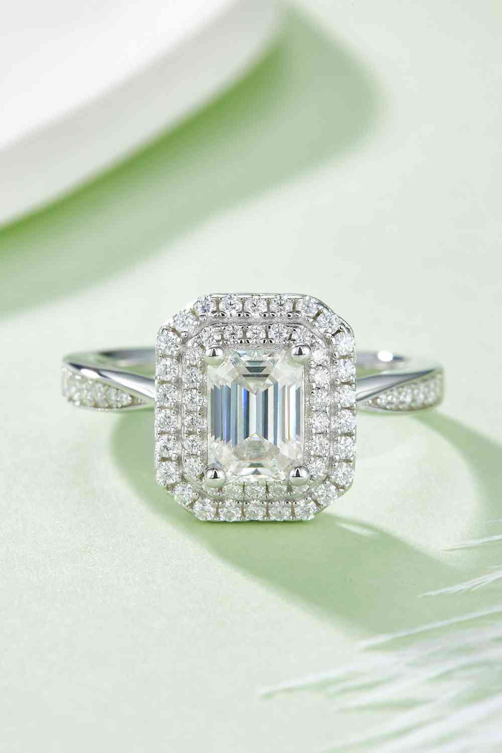 Sparkling Whimsy 1 Carat Moissanite Ring